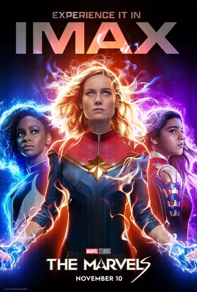 As-Marvel-poster-IMAX-691x1024 As Marvels | Confira trailer com cenas inéditas e pôster IMAX