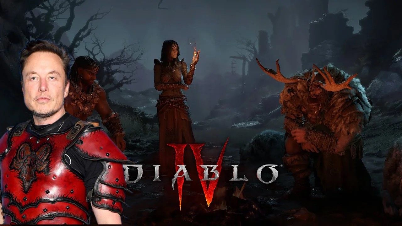 diablo-1 Elon Musk faz live pelo X jogando Diablo IV
