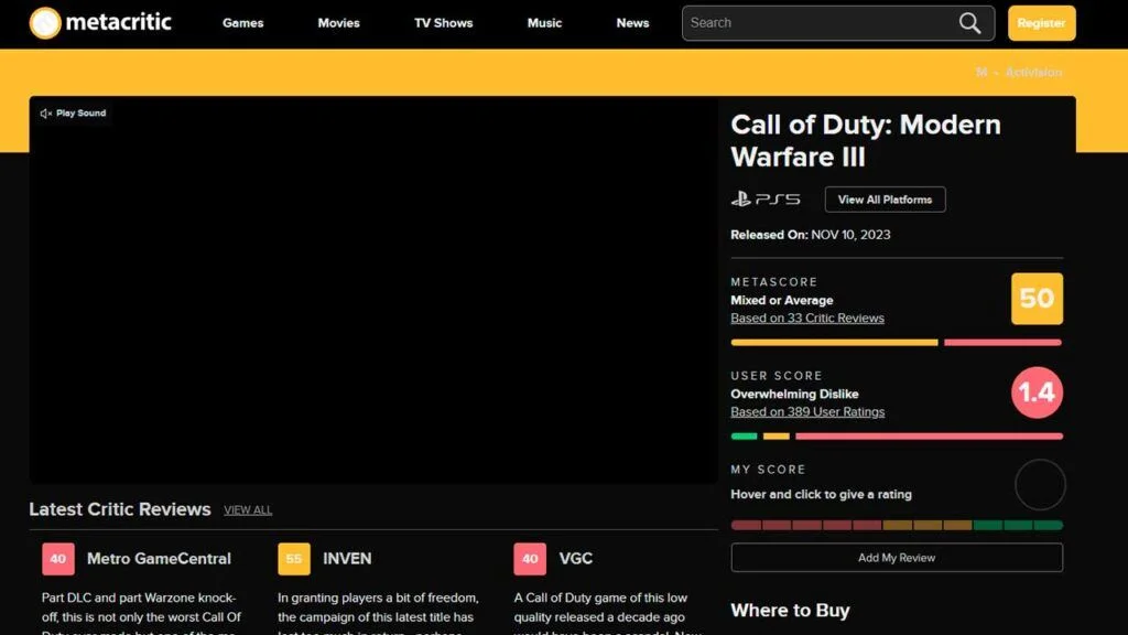 call-of-duty-modern-warfare-3-1024x576.jpg Modern Warfare 3 conquista a pior nota de toda a franquia no Metacritic