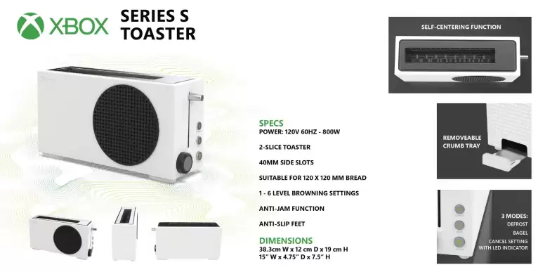 Torradeira-Xbox-Series-S1 Grande novidade para os Caixistas!! Torradeira do Xbox Series S acaba de chegar nas lojas americanas