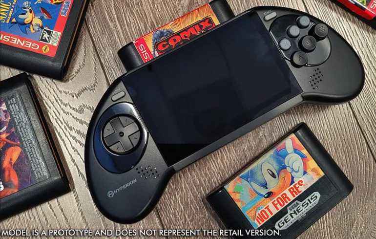 mega-95 Mega Drive portátil é apresentado na CES 2024